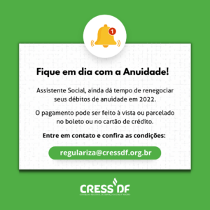 anuidade – CRESS-SE