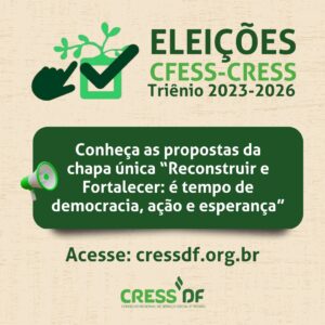 Eleições CFESS/CRESS 2023-2026: CRE do CRESS-MA homologa inscrição de chapa  única no Processo Eleitoral