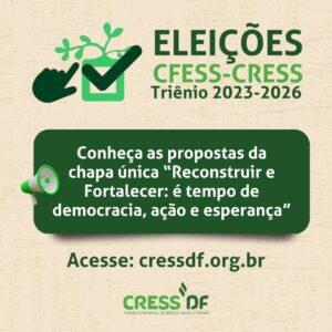 Eu apoio Chapa 1 CRESS CE - Support Campaign