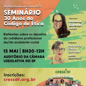 Seminário Regional Dia da/o Assistente Social 2023